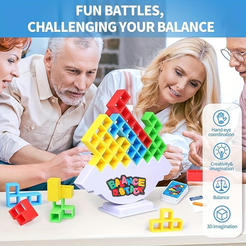 Jeu d’Équilibre Familial – Balance Block Challenge