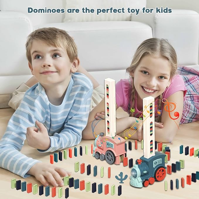 Domino Train Automatique - Jeu Éducatif et Amusant pour Enfants