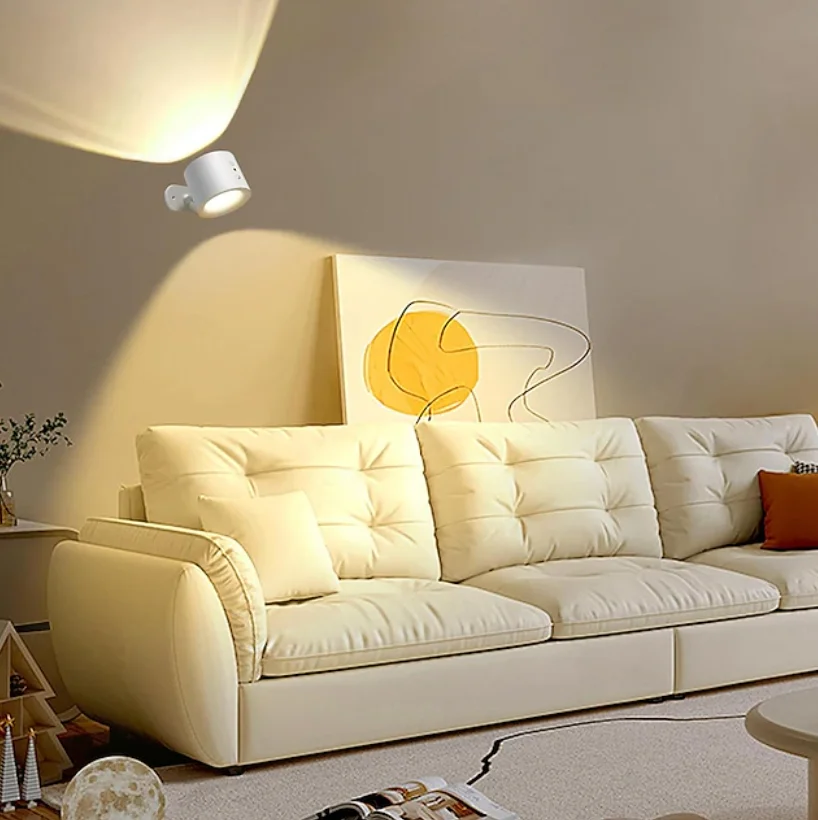 Image galerie 1 - Applique Murale Led Sans Fil Rechargeable – Éclairage Intelligent 360°